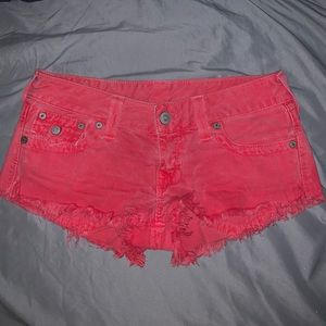 True Religion Joey cut off shorts